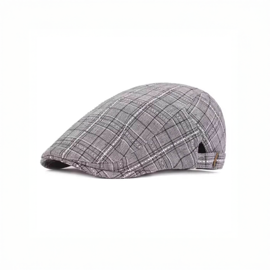 Raimundo | Gorra Boina de Tela Escocesa de Hombre