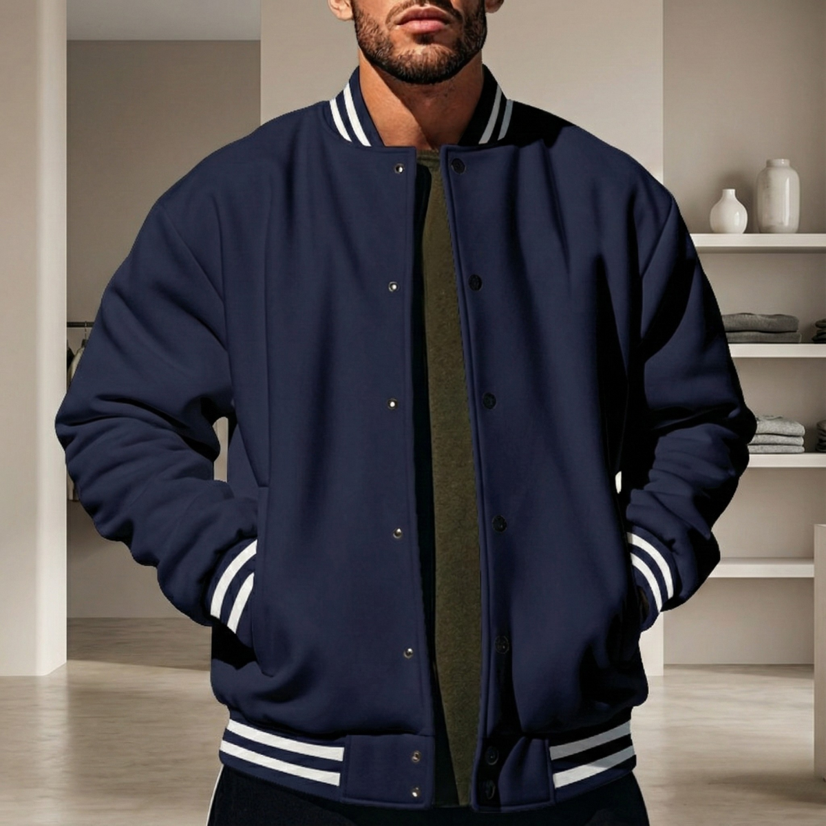 Santiago | Chaqueta Universitaria Acolchada