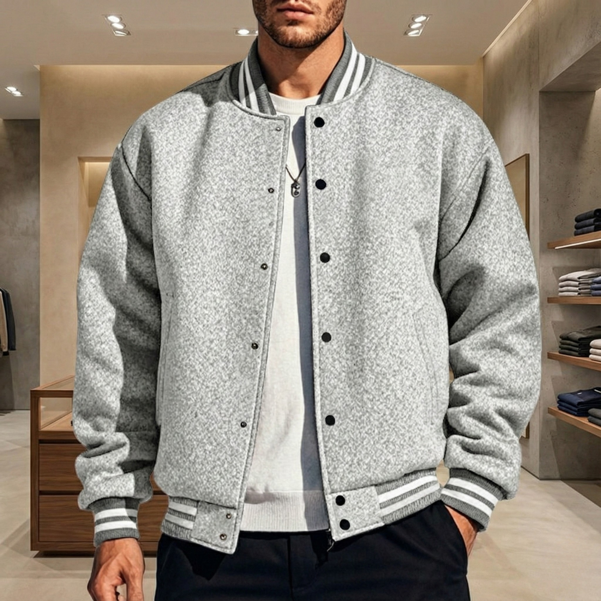 Santiago | Chaqueta Universitaria Acolchada