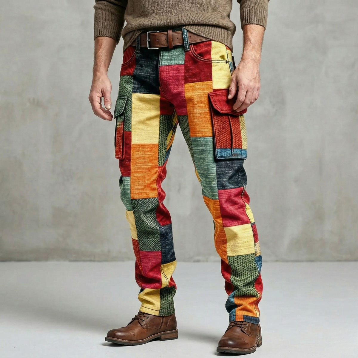 Martin | Pantalones Cargo Patchwork
