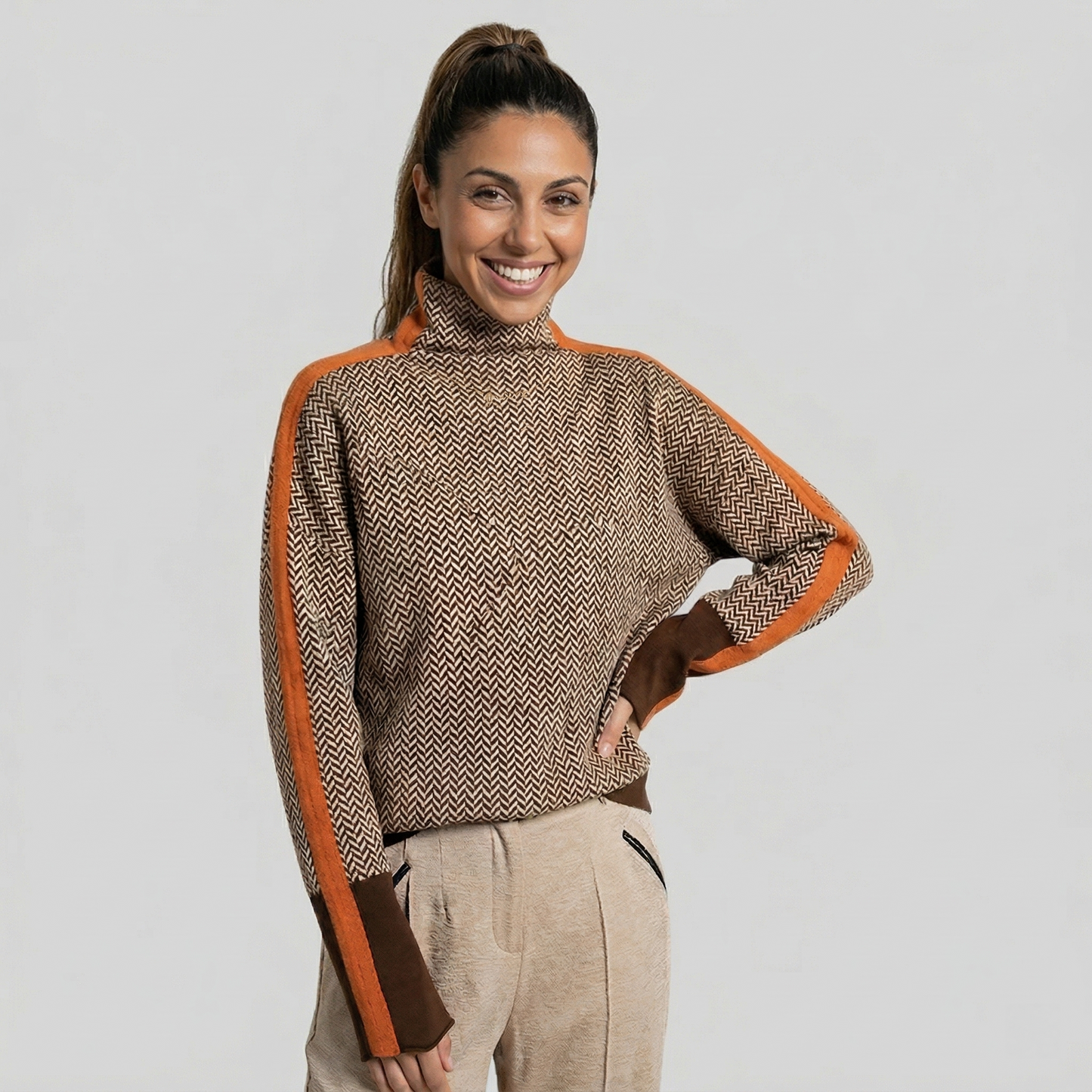 Alicia | Jersey de Cuello Alto