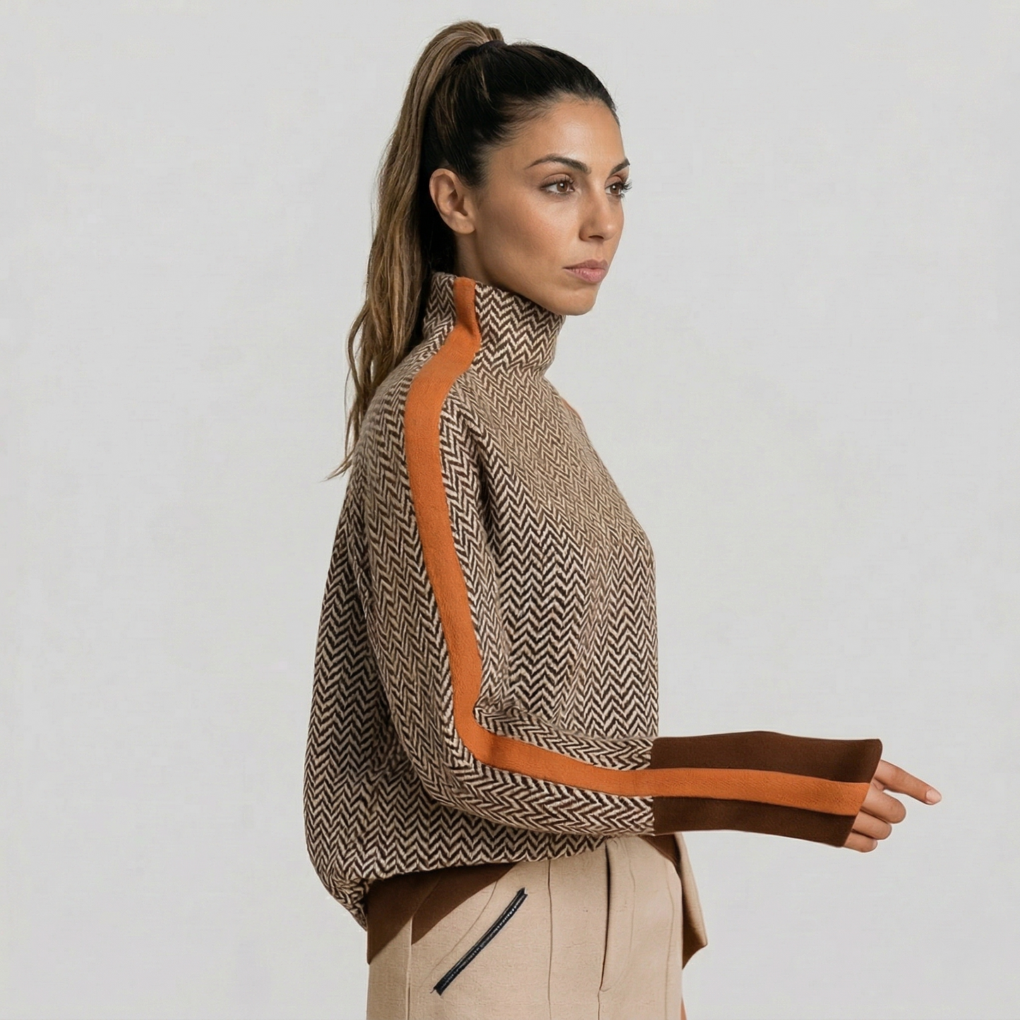 Alicia | Jersey de Cuello Alto