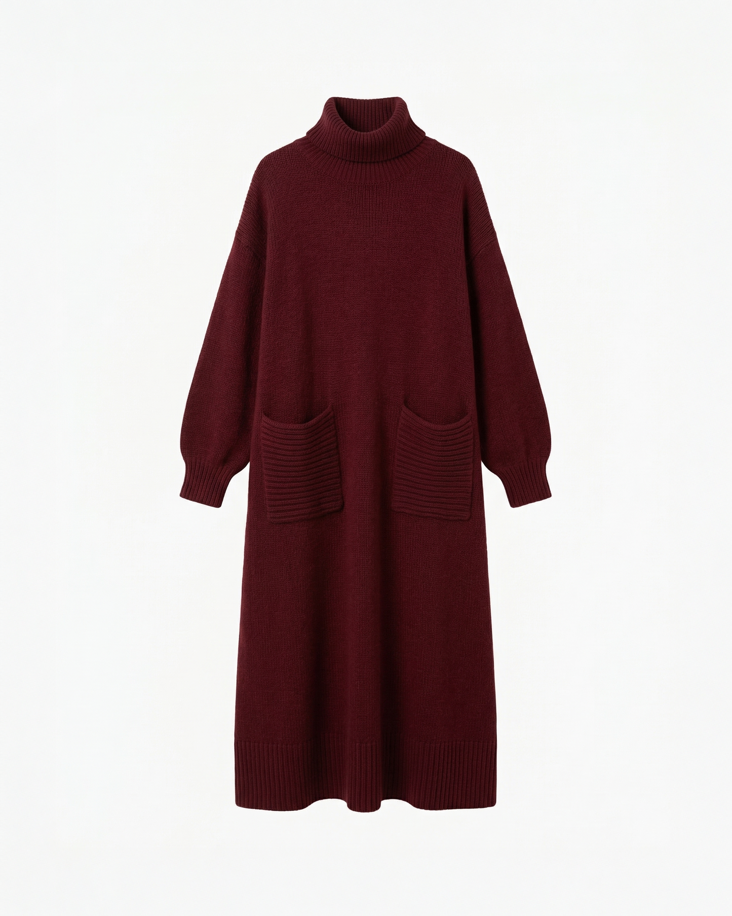 Aurora | Vestido-Jersey de Cuello Alto